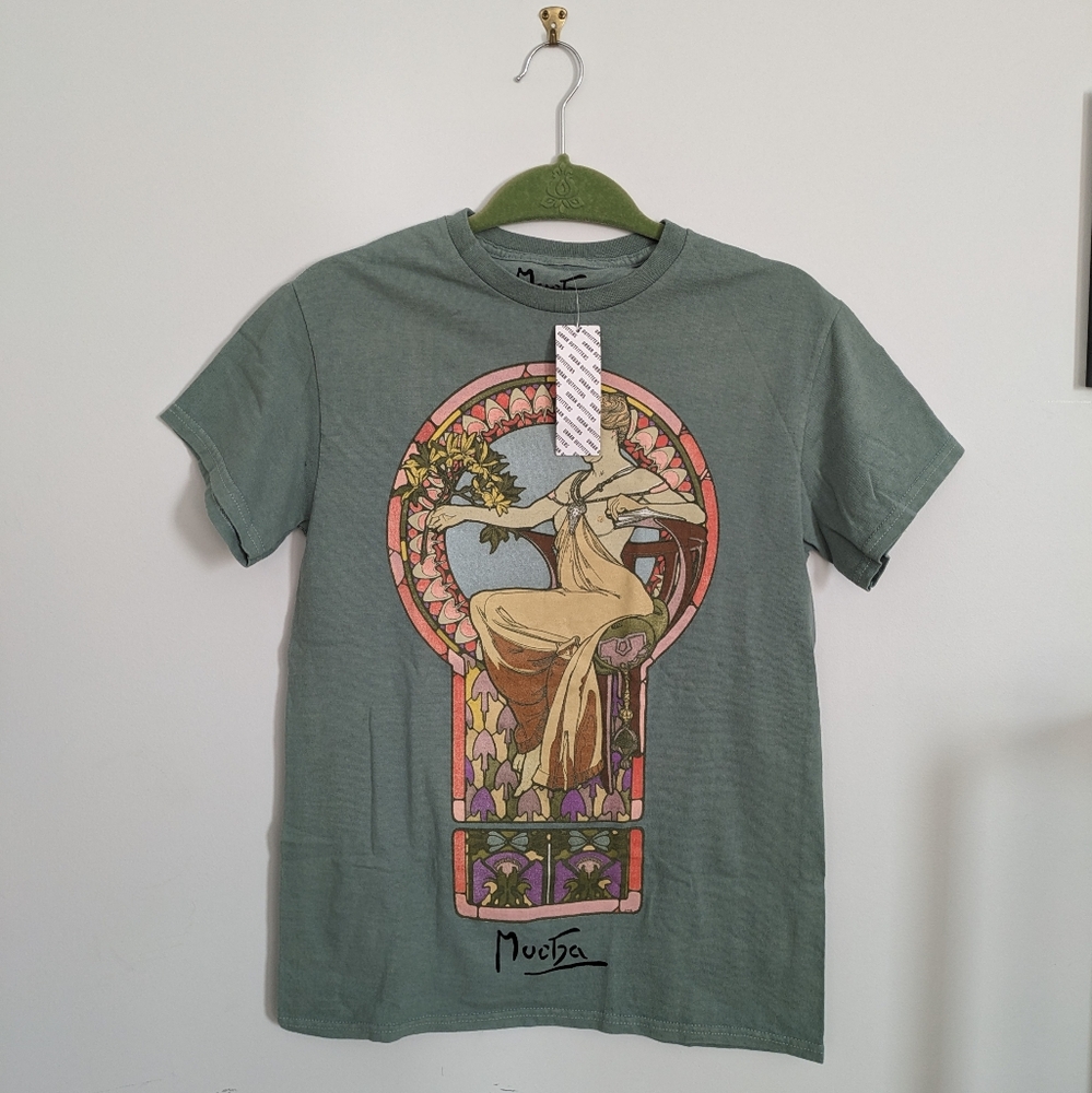 Urban Outfitters Alphonse Mucha Graphic T-Shirt